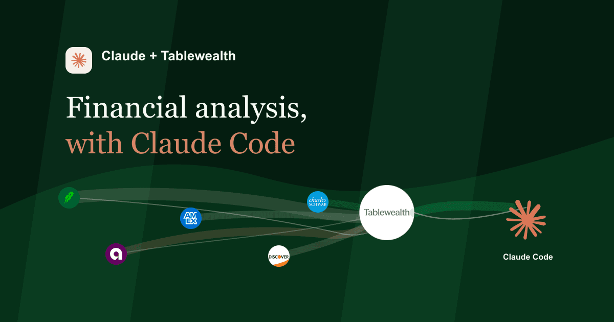 How to use Claude Code to analyze your finances