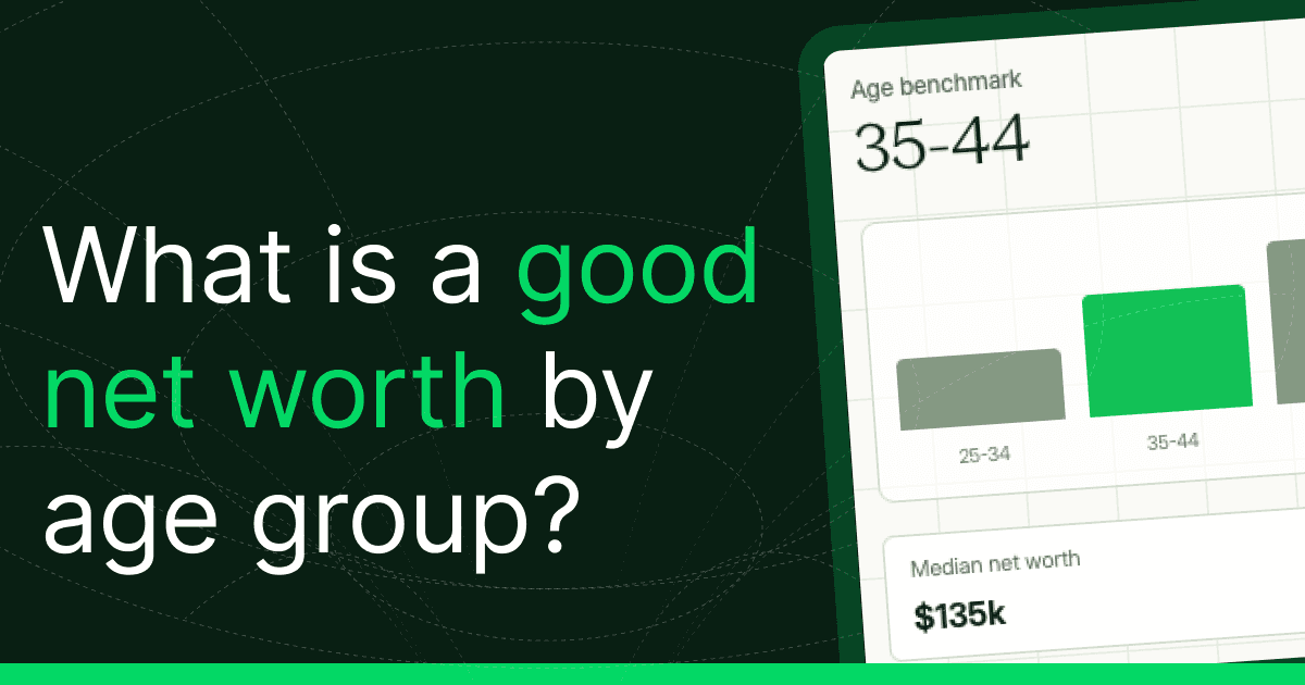 What is a good net worth by age?